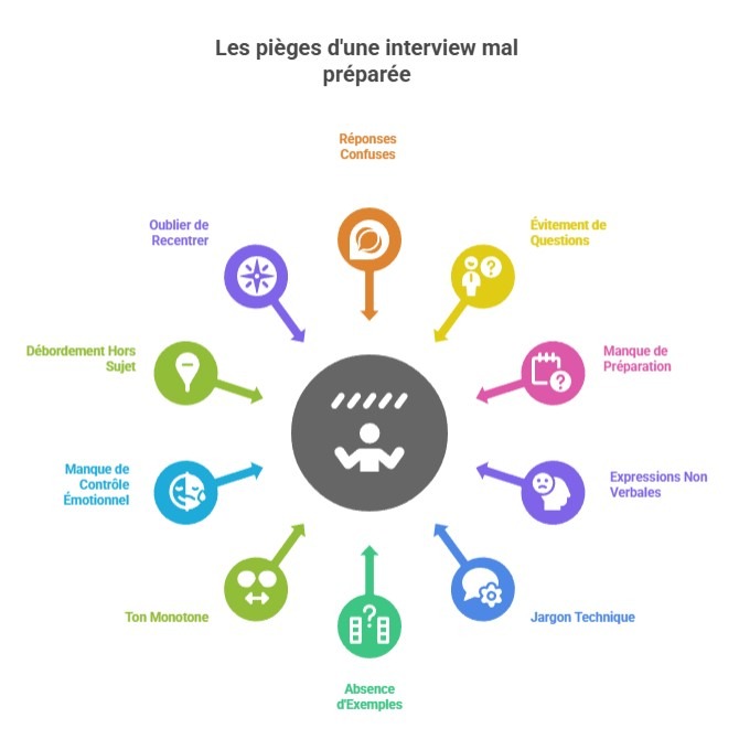 10 pièges typiques d’une interview mal préparée